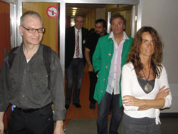 v.l.n.r.: Neupert, Krappmann, Salimi, Jahn, Smok